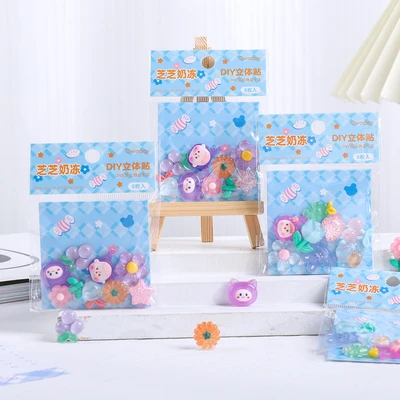 Gambar Kiddy Fun Joytop Set Diy Stiker 3d Milk Jelly Random