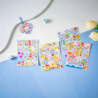 Gambar Kiddy Fun Joytop Set Diy Island Quicksand Go Card Plate Sticker Random