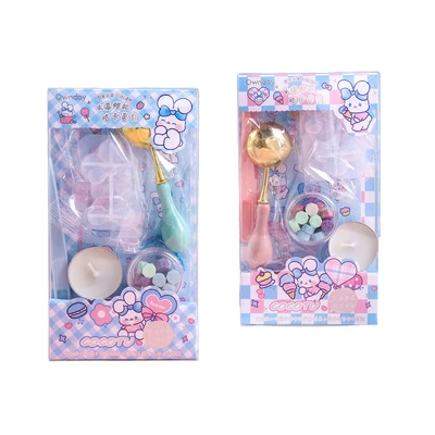 Gambar Kiddy Fun Joytop Set Diy Coco Rabbit Fire Paint Wax Bead Random