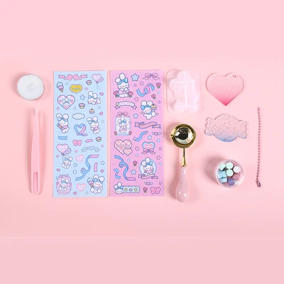 Gambar Kiddy Fun Joytop Set Diy Coco Rabbit Fire Paint Wax Bead Random