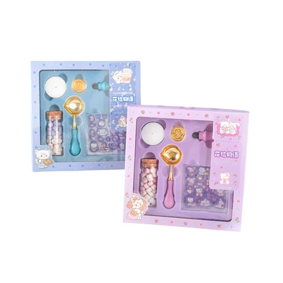 Gambar Kiddy Fun Joytop Set Diy Flower Story Sealing Wax Random