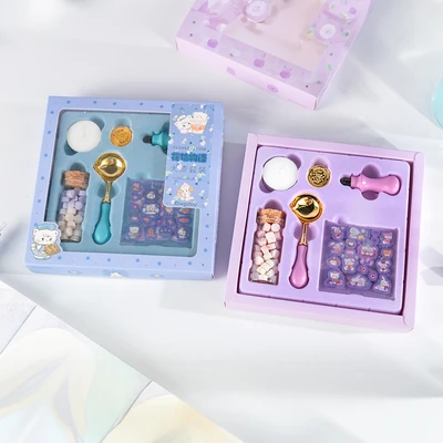 Gambar Kiddy Fun Joytop Set Diy Flower Story Sealing Wax Random