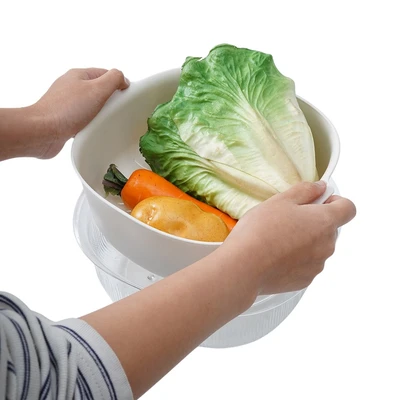 Gambar Culinart Mangkuk Tiris Dengan Wadah - Abu-abu