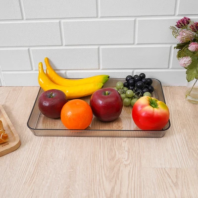 Gambar Culinart Nampan Saji Large Rectangle - Abu-Abu Smokey