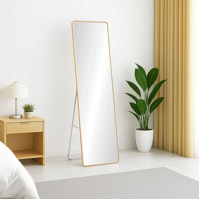 Gambar Informa Pro Cermin Lantai Aluminium 40x1.2x150 cm - Gold