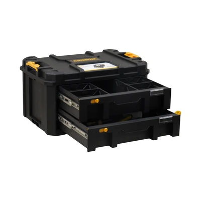 Gambar Krisbow 52.8x34.9x28.8 cm Kotak Perkakas Modular Lrmtb2 - Hitam