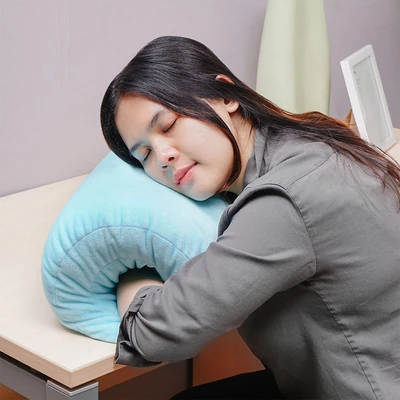 Gambar Sleeplite 40x24x24 cm Bantal Tidur Basic - Biru