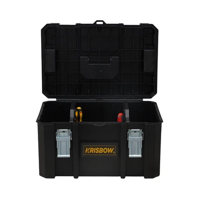 Gambar Krisbow 52.8x37.1x31 cm Kotak Perkakas Modular Lrmtb4 - Hitam