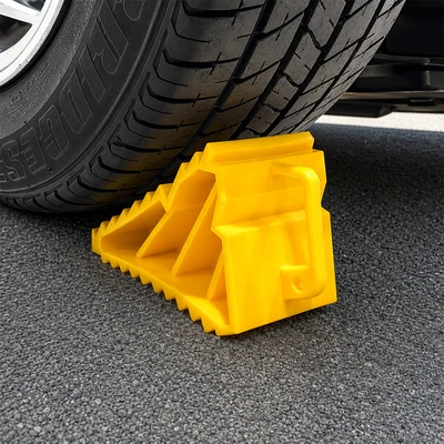 Gambar Maxbuilt Penahan Roda Mobil Set 2 Pcs - Kuning