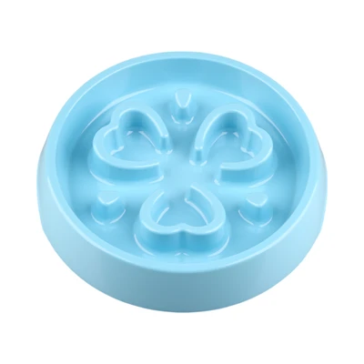 Gambar Pet Kingdom Tempat Makan Hewan Slow Feeder Hearts - Biru Muda