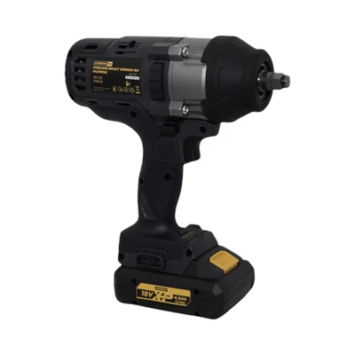 Gambar Krisbow Mesin Impact Wrench Cordless 18V Ipciwb182 - Hitam