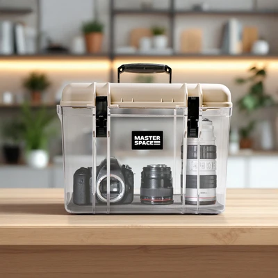 Gambar Masterspace Dry Box 39x27x27 cm - Cokelat Sand