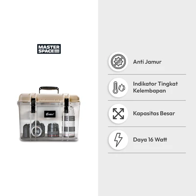 Gambar Masterspace Dry Box 39x27x27 cm - Cokelat Sand
