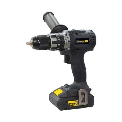Gambar Krisbow Bor Impact Cordless 13 mm 18V - Hitam
