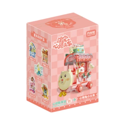 Gambar Sembo Block Animal Series Rabbit Set 404 Pcs - Pink