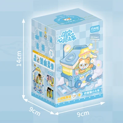 Gambar Sembo Block Animal Series Cat Set 400 Pcs - Biru