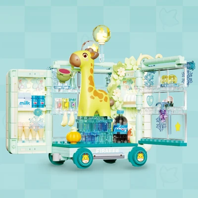 Gambar Sembo Block Animal Series Girrafe Set 443 Pcs - Mix