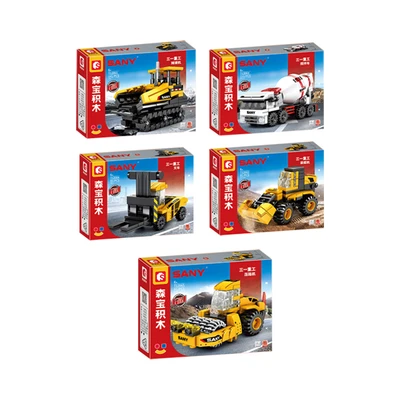 Gambar Sembo Block Truk Konstruksi 8 In 1 Random