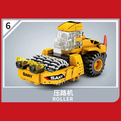 Gambar Sembo Block Truk Konstruksi 8 In 1 Random