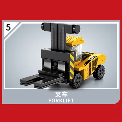 Gambar Sembo Block Truk Konstruksi 8 In 1 Random