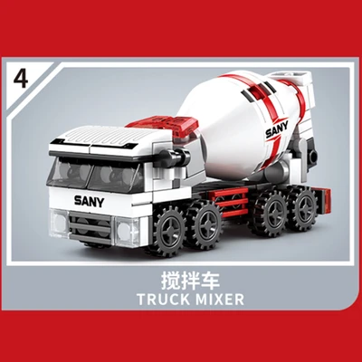 Gambar Sembo Block Truk Konstruksi 8 In 1 Random