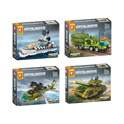 Gambar Sembo Block Military Trucks Series Random