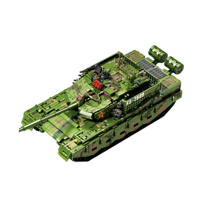 Gambar Sembo Block Type 99a Main Battle Tank Set 2604 Pcs 705021 - Hijau