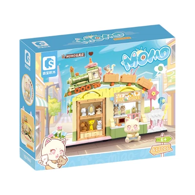 Gambar Sembo Block Momoland Momo Toy Shop Set 440 Pcs - Mix