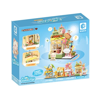 Gambar Sembo Block Momoland Momo Toy Shop Set 440 Pcs - Mix