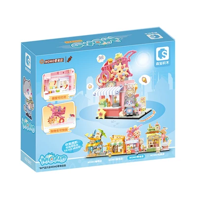 Gambar Sembo Block Momoland Momo Snack Shop - Pink