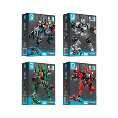 Gambar Sembo Block Steel Mecha Robot Series Random