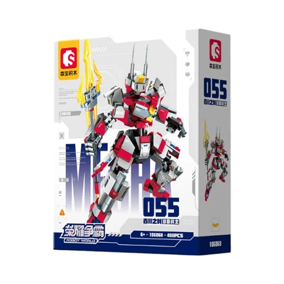 Gambar Sembo Block Set 488 Pcs Glory Type 055 Hundred Streams - Mix