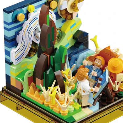 Gambar Sembo Block Xbox Great Artist Starry Sky Wheat