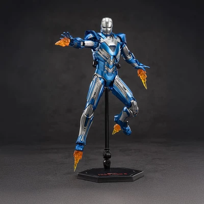 Gambar Top Gear ZD Infinite Action Figure X Iron Man MK30 18 cm - Biru/Silver