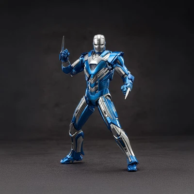 Gambar Top Gear ZD Infinite Action Figure X Iron Man MK30 18 cm - Biru/Silver