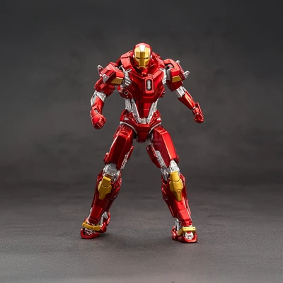 Gambar Top Gear ZD Infinite Action Figure X Iron Man MK35 18 cm - Merah