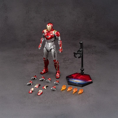 Gambar Top Gear ZD Infinite Action Figure X Iron Man MK47 18 cm - Silver/Merah