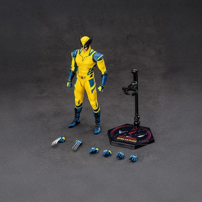 Gambar Top Gear ZD Infinite Action Figure X Deadpool 3 Movie Wolverine 18 cm - Kuning