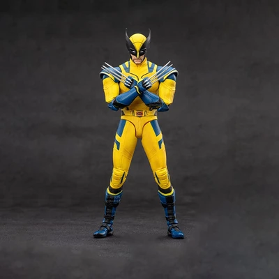 Gambar Top Gear ZD Infinite Action Figure X Deadpool 3 Movie Wolverine 18 cm - Kuning