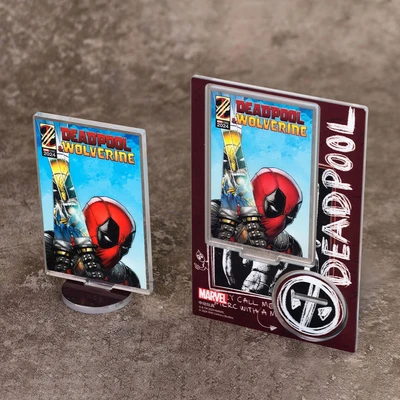 Gambar Top Gear Deadpool 3 Movie Miniatur Dekorasi Stand Akrilik S1 - Mix