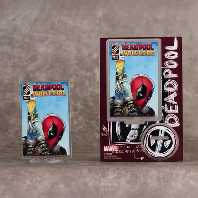 Gambar Top Gear Deadpool 3 Movie Miniatur Dekorasi Stand Akrilik S1 - Mix