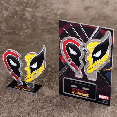 Gambar Top Gear Deadpool 3 Movie Miniatur Dekorasi Stand Akrilik S6 - Mix