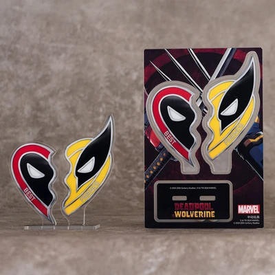 Gambar Top Gear Deadpool 3 Movie Miniatur Dekorasi Stand Akrilik S6 - Mix