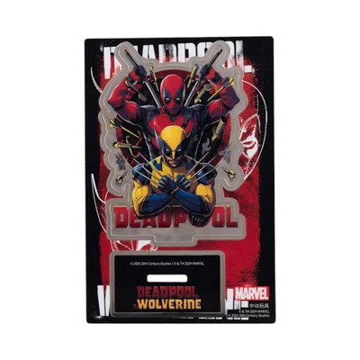 Gambar Top Gear Deadpool 3 Movie Miniatur Dekorasi Stand Akrilik S11 - Mix