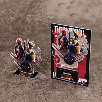 Gambar Top Gear Deadpool 3 Movie Miniatur Dekorasi Stand Akrilik S12 - Mix
