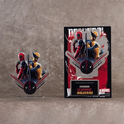 Gambar Top Gear Deadpool 3 Movie Miniatur Dekorasi Stand Akrilik S12 - Mix
