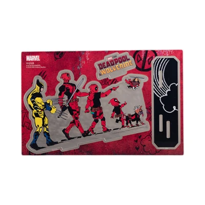 Gambar Top Gear Deadpool 3 Movie Miniatur Dekorasi Stand Akrilik 13 - Merah