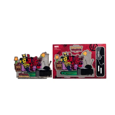 Gambar Top Gear Deadpool 3 Movie Miniatur Dekorasi Stand Akrilik 14 - Mix