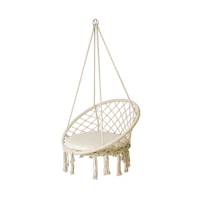 Gambar Soleil Kursi Ayun Gantung Dengan Cushion Rope - Putih
