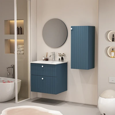 Gambar Informa Helsinki Kabinet Kamar Mandi - Biru Navy